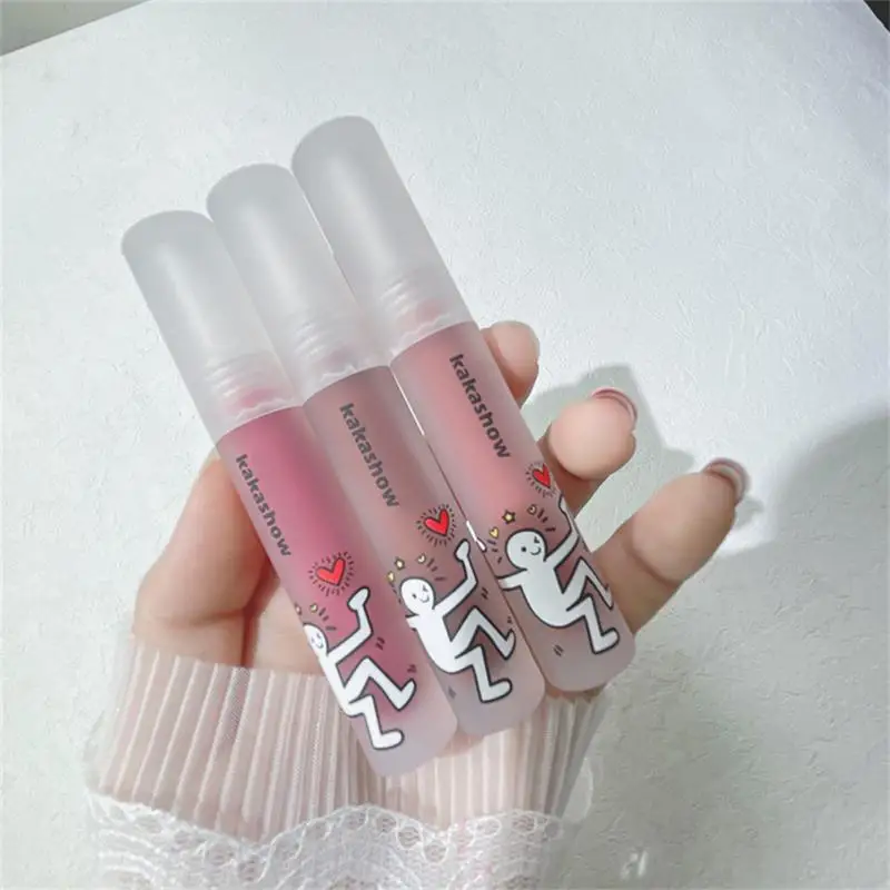 

Milk Tea Lip Gloss 6 Color Matte Liquid Lipstick Makeup Lasting Non-stick Cup Red Lip Tint Waterproof Korean Cosmetics Lip Gaze
