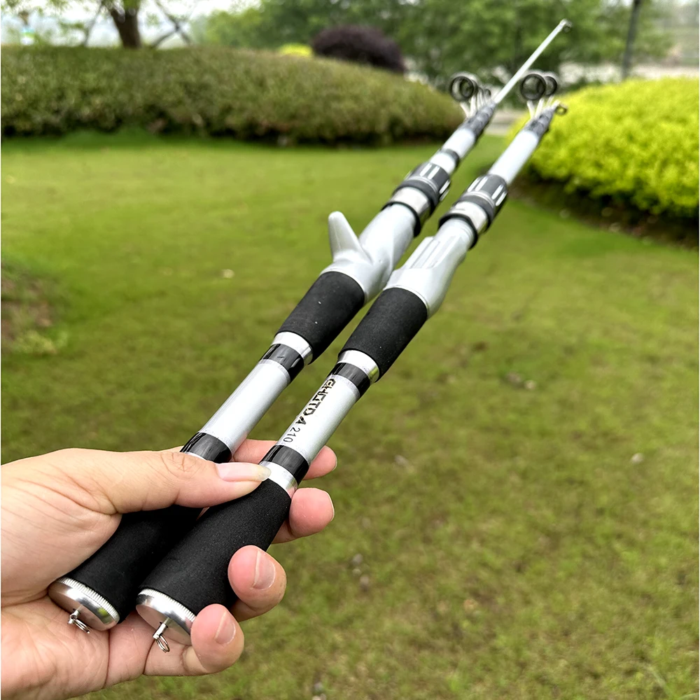1 5-2 4 м Ультралегкая телескопическая удочка для заброса/спиннинга портативная