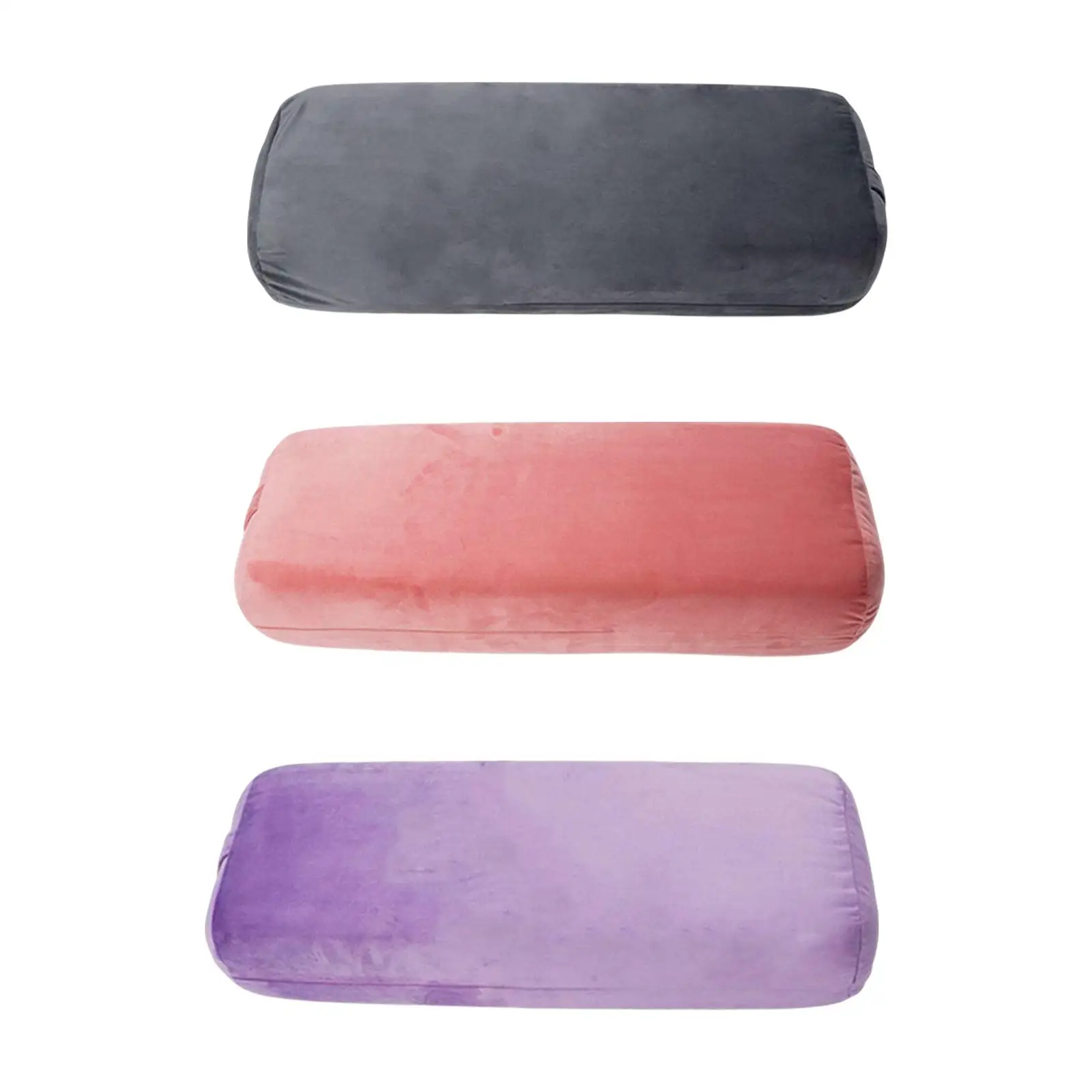 

Yoga Bolster Pillow Professional High Elastic Removable Cover Sponge Meditation Cushion Support Pillow for Legs Soft Support