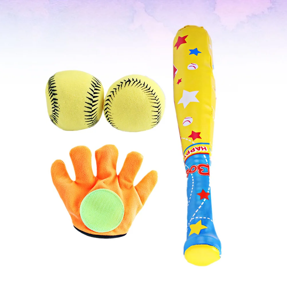

Baseballkidsbatset Game Children Playsetportable Motor Games Kit Fine Travel Outdoorbeginner Plush Toddler Giftssoftball Brain