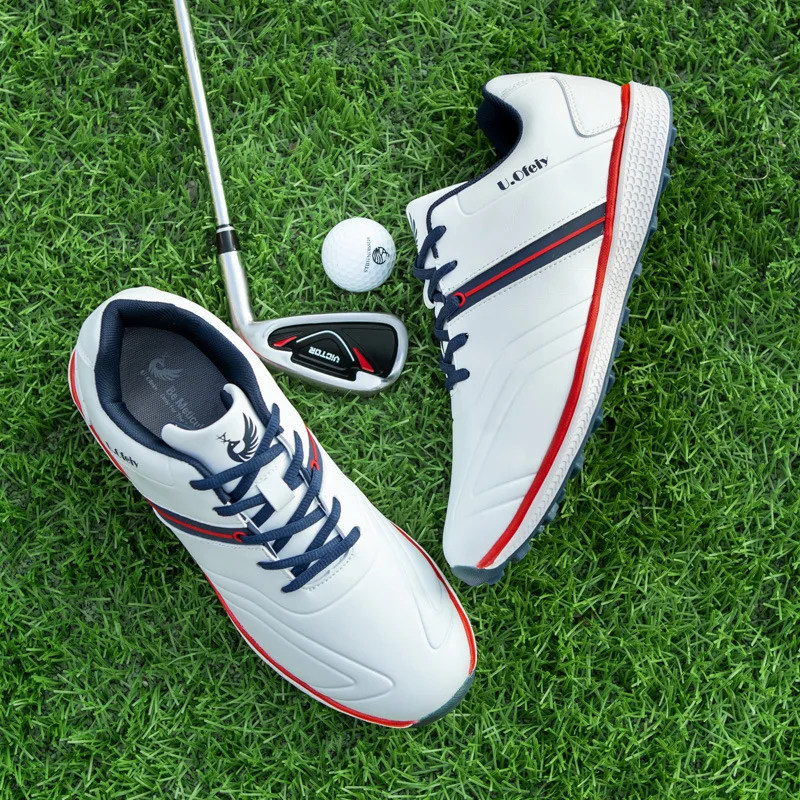 

Profession， Cowhide， Leather Shoes Size ，Water Proof ，zapatos golf hombre ，Mens Golf Shoes