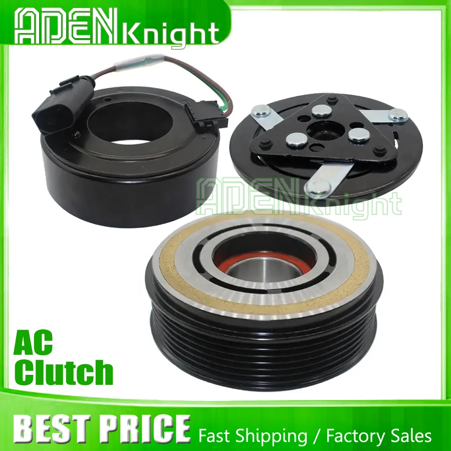 Фото Муфта компрессора кондиционера для VW POLO SKODA RAPID Audi Seat 6RD820803 6R0820803A 6RD820803C 6RF820803B 1S0820803A №1
