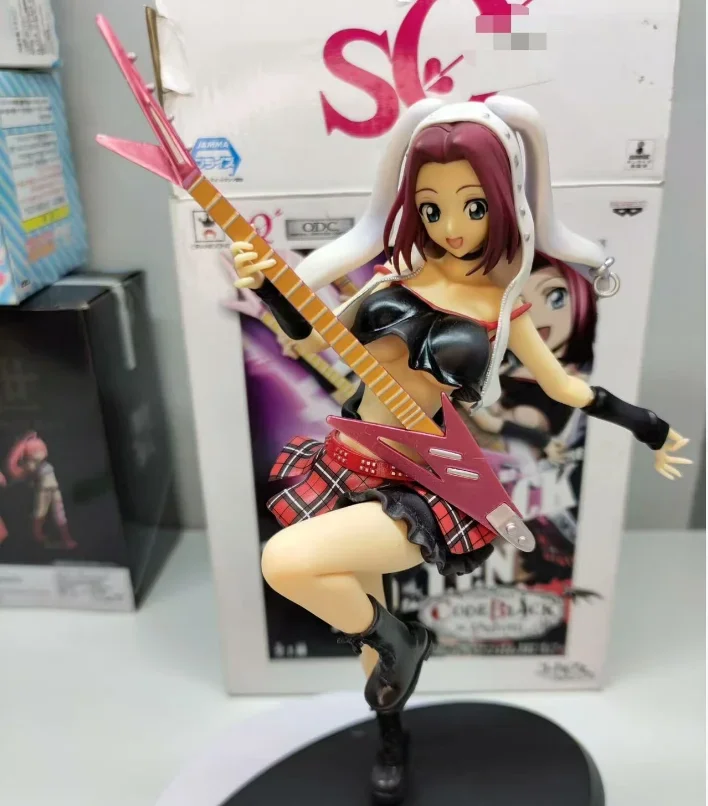 Фото В наличии: Гитара Bandai SQ Code Geass Lelouch of The Rebellion Kallen Stadtfeld Band Guitar Code BLACK Ver. Фигурка-модель №5