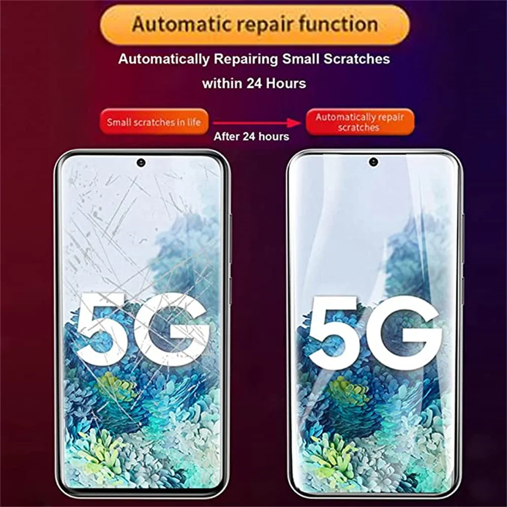 4pcs Screen Protector For Samsung Galaxy A54 5G A52 A53 A71 A70 A51 A52S A14 A13 A12 A34 A73 A72 A22 A50 A33 A32 Hydrogel Film