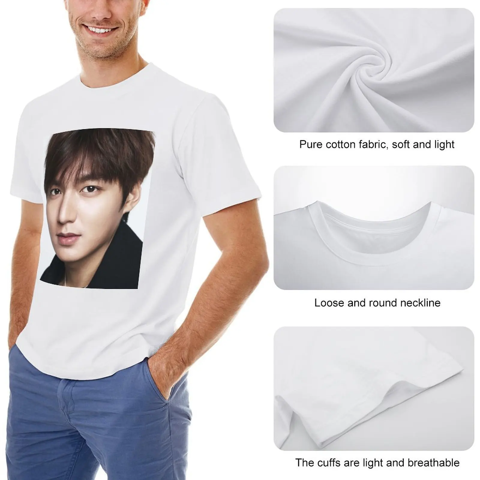 Футболка Min Ho All My Life одежда в стиле аниме винтажная рубашка футболка большого