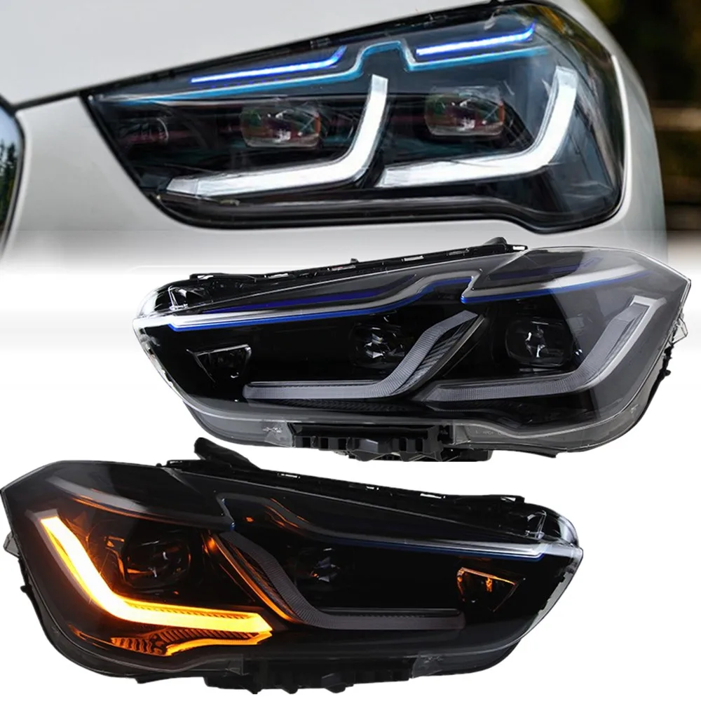 

Car Accessories Led Headlights For BMW X1 F48 F49 2016 2017 2018 2019 Front DRL Turn Signal Lights Assembly