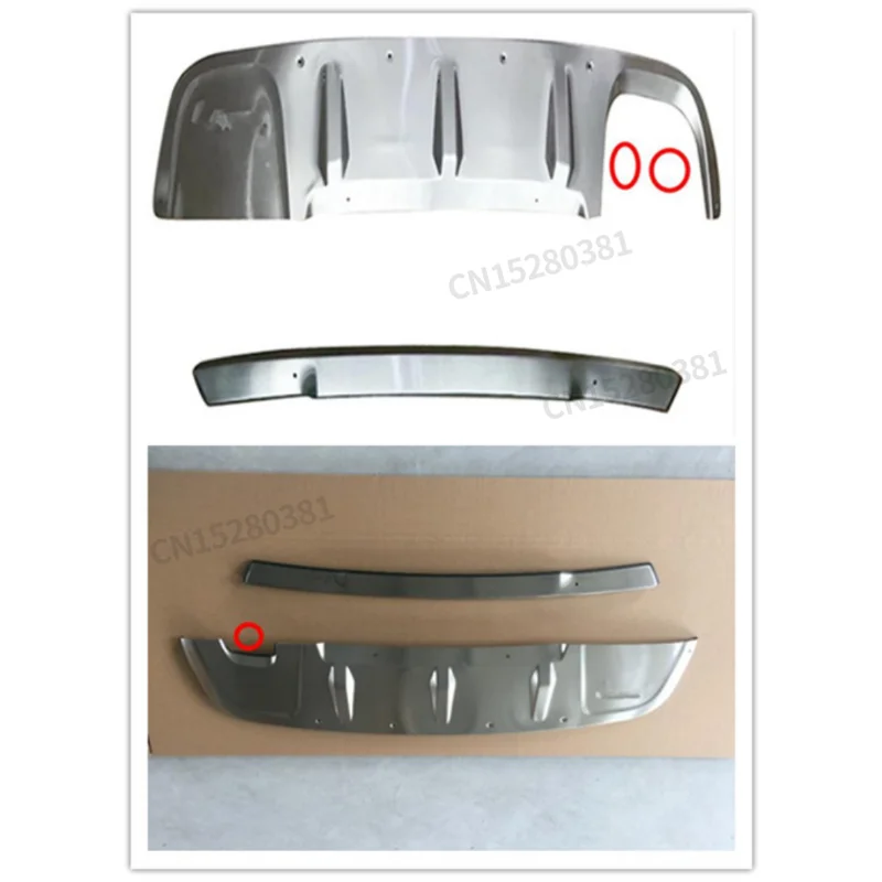 Для Jeep Compass 2017 2018 2019 2020 2021 бампер защитная крышка противоскользящая пластина 304