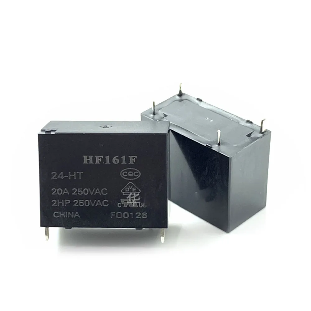Реле DIP4 HF161F-W- 12 24 -HT 12V 24V 31A, 2 шт.