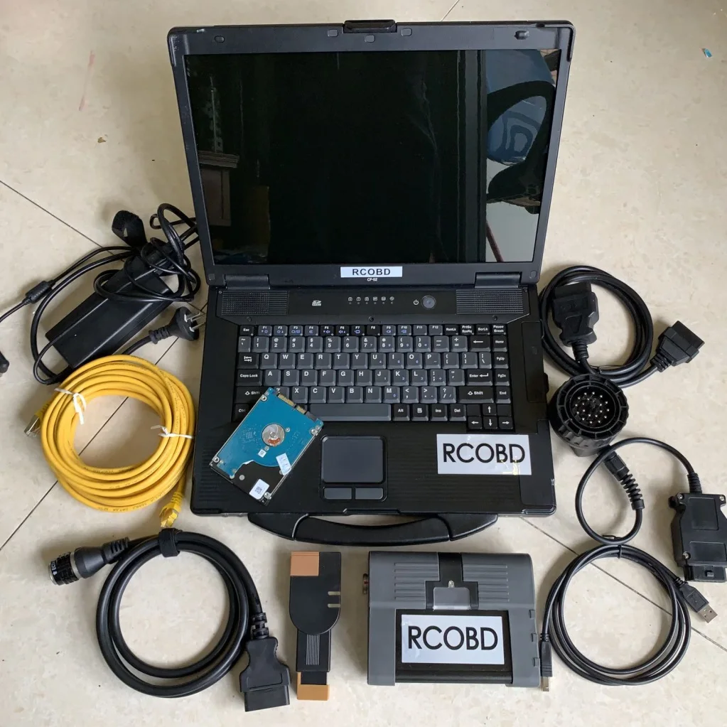 

For Bmw Icom a2 B C Diagnostic Tool with Software Expert Mode 1000gb Hdd Laptop Toughbook CF-52 Win10 Newest READY TO USE