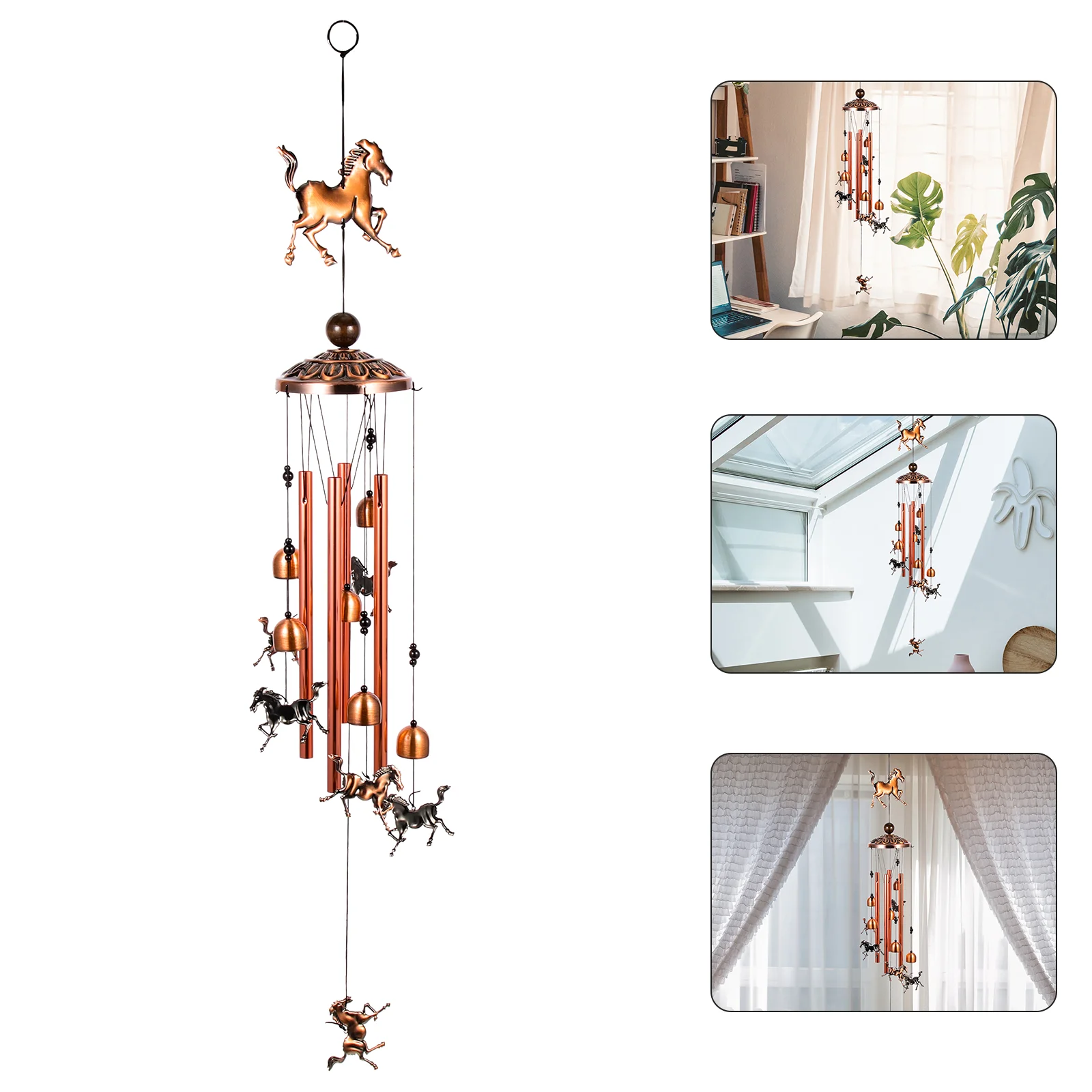 

Wind Chime Decoration Vintage Bell Patio Hanging Housewarming Gift Decorative Chimes Balcony Retro Garden