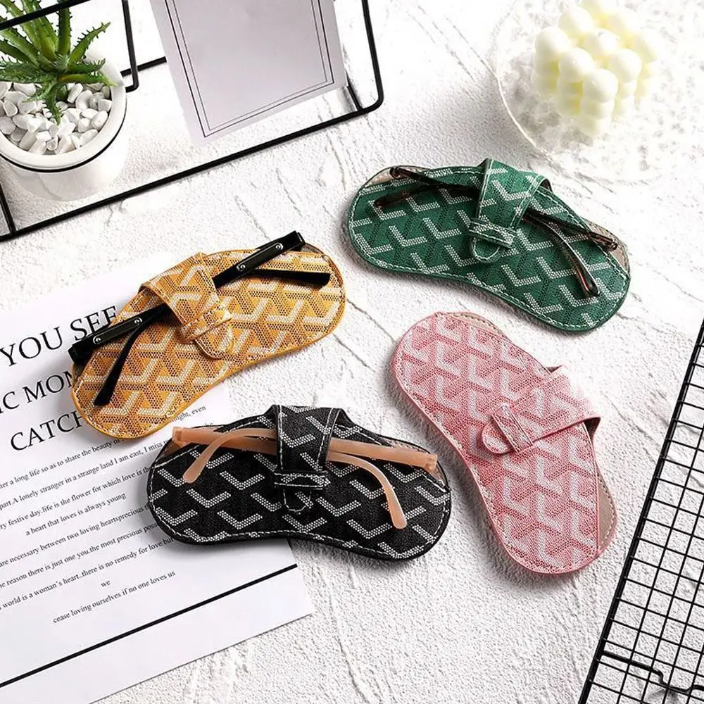 

Чехол для очков из ПУ кожи, с надписью