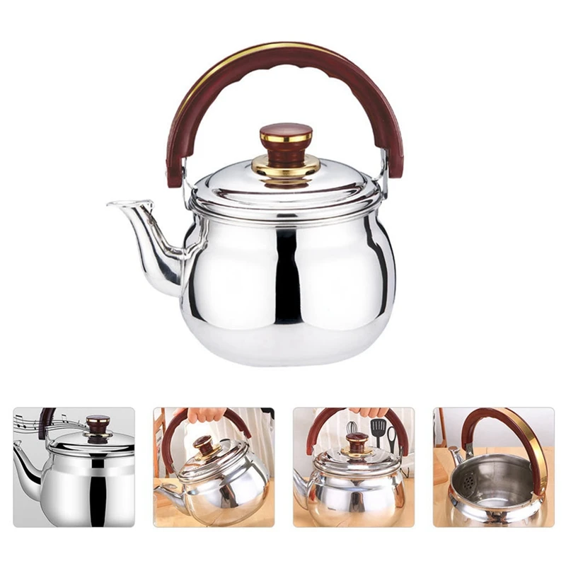 

1 шт. домашний чайник из нержавеющей стали, кухонный свисток, чайник для кипящей воды