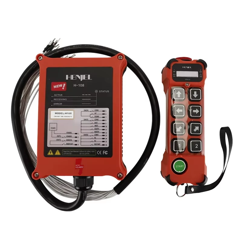 

Промышленный пульт дистанционного управления, автомобильный хвост, авиационный кран, подъемный пульт дистанционного управления, 8 клавиш, односкоростной беспроводной пульт дистанционного управления, DC