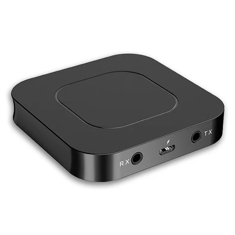 Bluetooth-совместимый аудиопередатчик 5,0, приемник 3,5 мм, AUX-разъем, встроенный аккумулятор, беспроводной музыкальный аудиоадаптер для авто, ПК, ТВ
