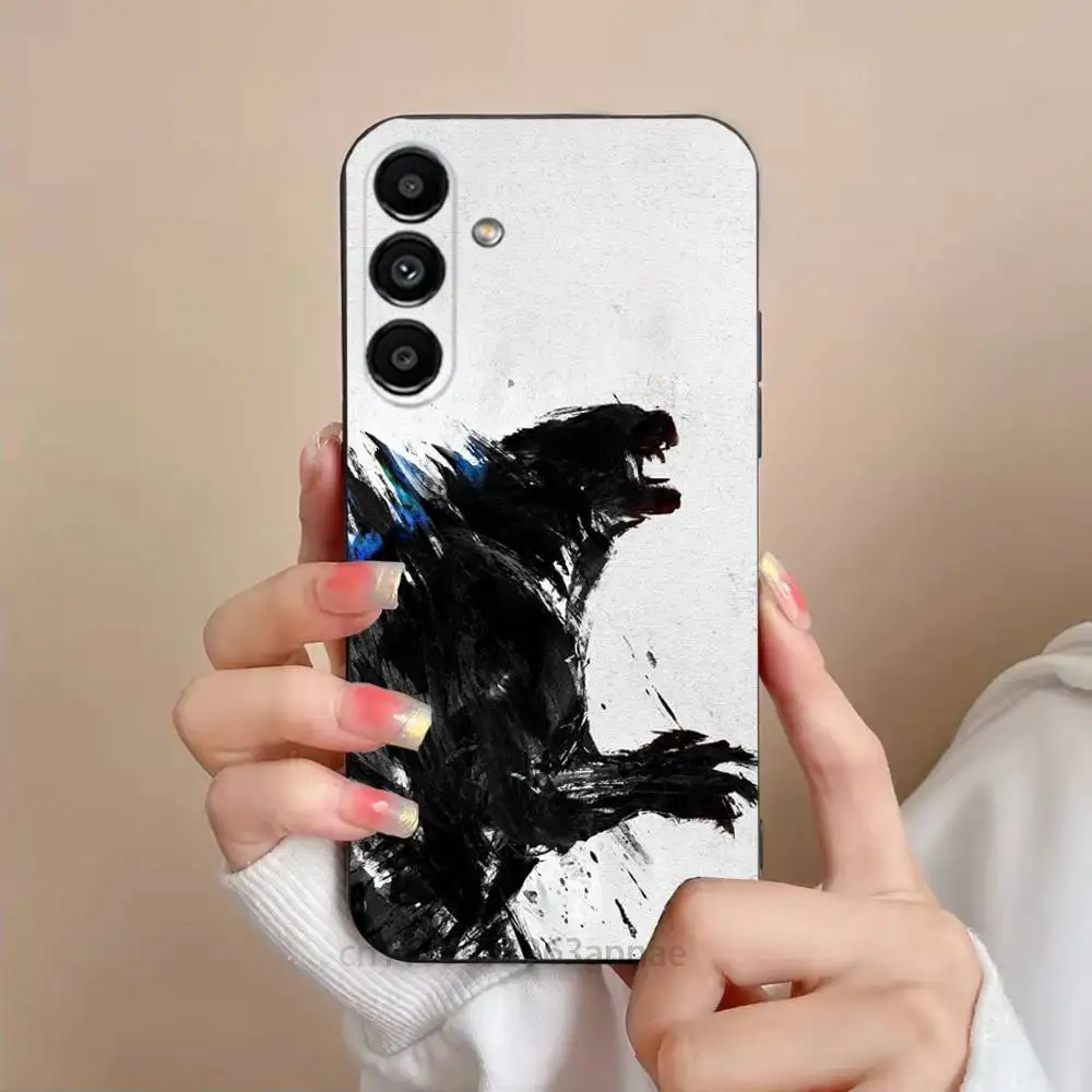 Фото Чехол для телефона Japan Monster G-Godzillas для Samsung S25,24,23,22,21,S20,Ultra,Plus,FE, черный, мягкий чехол №2