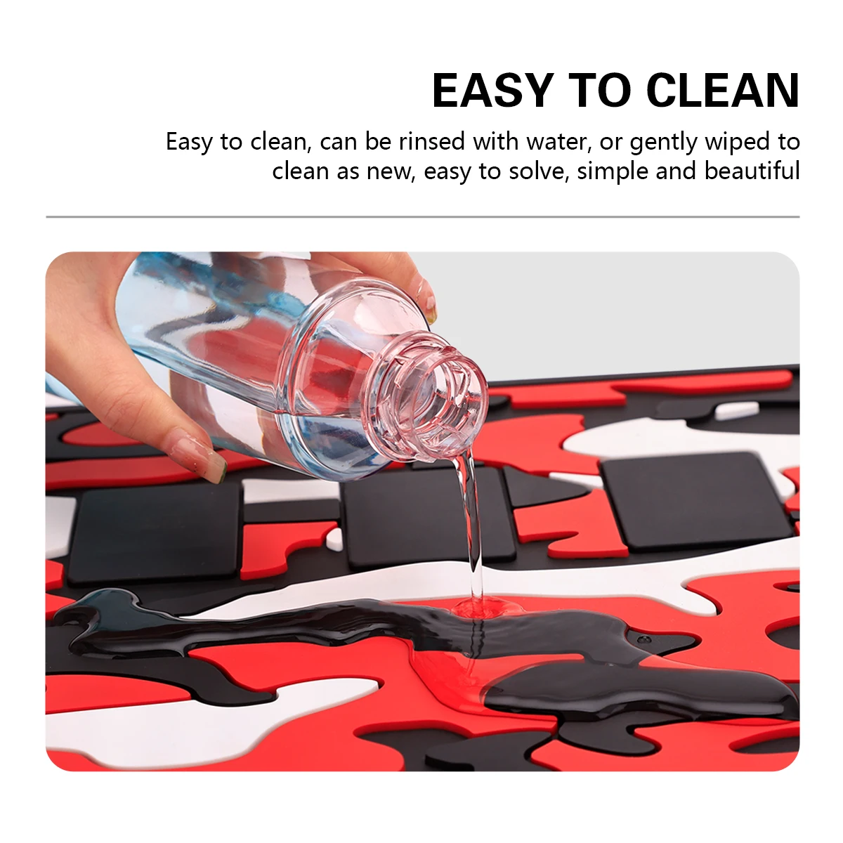 Противоскользящий магнитный поднос силиконовый коврик для хранения