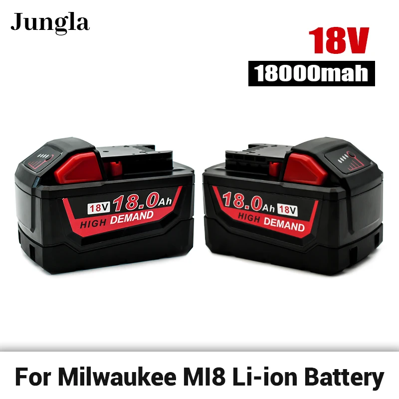 

Brand New 100% Original for Milwaukee XC M18 M18b Original 18V 18000mah Lithium Ion 18.0ah Battery + Charger for Cordless Tools