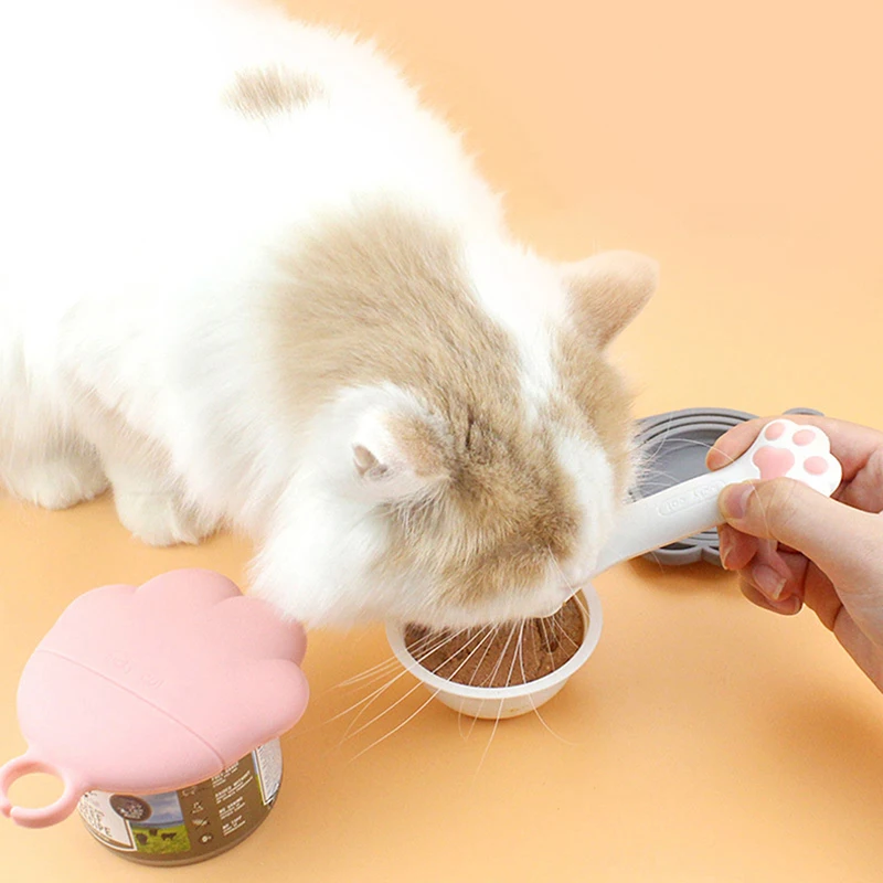 

Multifunction Pet Canned Spoon Jar Opener Puppy Feeding Mixing Wet Dry Scoop Cat Dog Accessories Feeder Shovel Pets Tableware