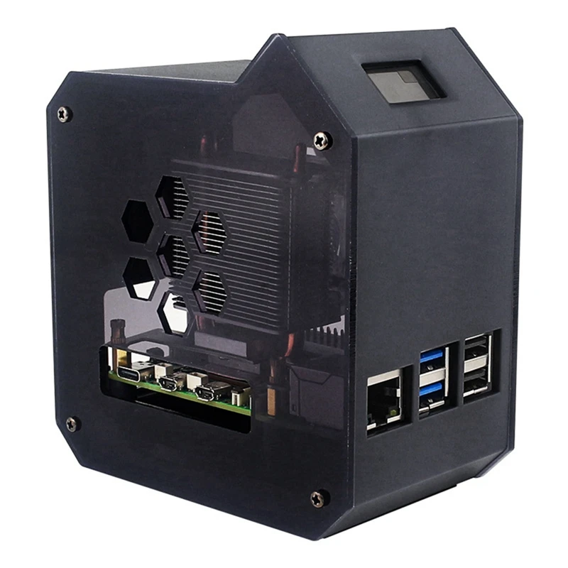 Для Raspberry Pi 5 ABS Mini Tower Fan Kit Комплект вентиляторов с 4-контактным портом JST и