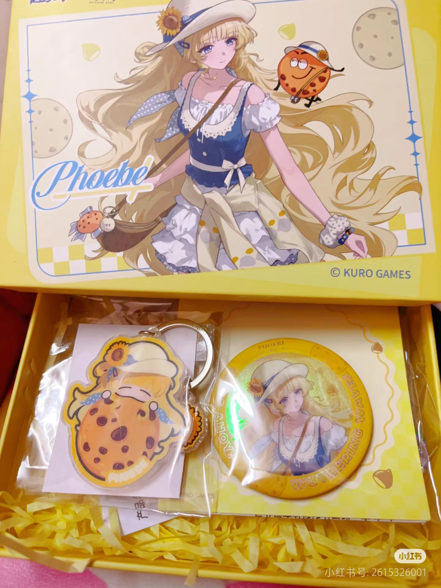 Фото Набор акриловых подставок для значков Wuthering Waves x GALBRENR - Официальный кулон Phoebe QIUYUAN Lupa в наличии №3