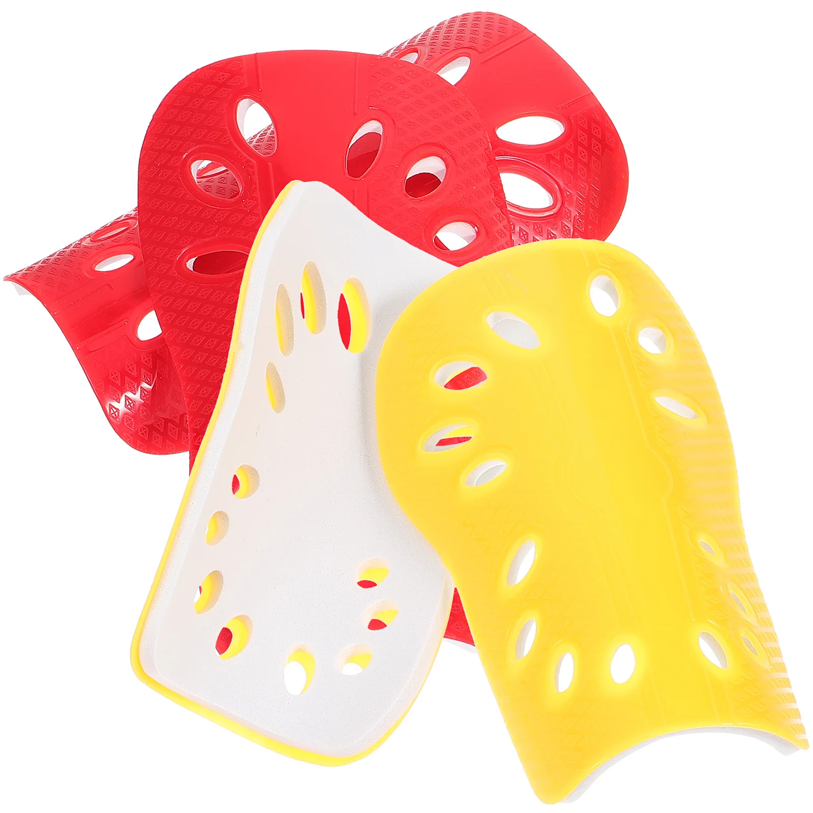 

2 Pairs Calf Guard Kids Plate Pads Soccer Reusable Leg Protector Plastic Professional Shin Protectors Child