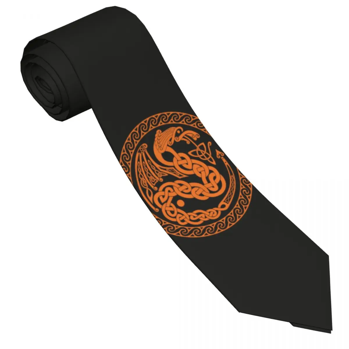 

Tie For Men Formal Skinny Neckties Classic Men's Celtic Dragon Wedding Tie Gentleman Narrow