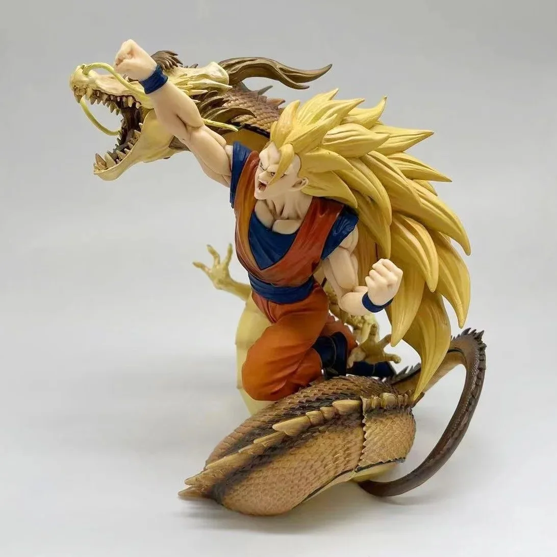 

Экшн-фигурки Dragon Ball Super Saiyan 3 Goku с золотыми драконами, игрушки