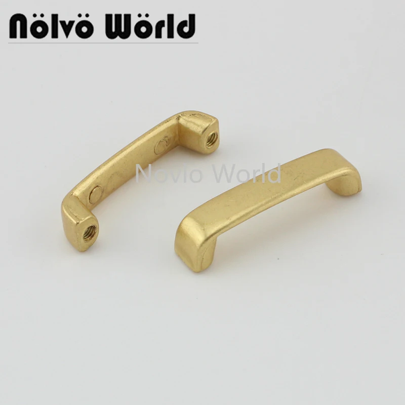 

8 pieces, 25mm 1" Satin Gold color wide arch bridge for purse,repair hardware clasp strapping DIY bags sewing