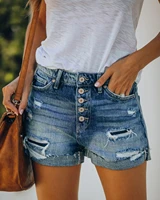 womens summer cool denim shorts retro ripped jeans shorts casual slim high waist sexy shorts xs xl