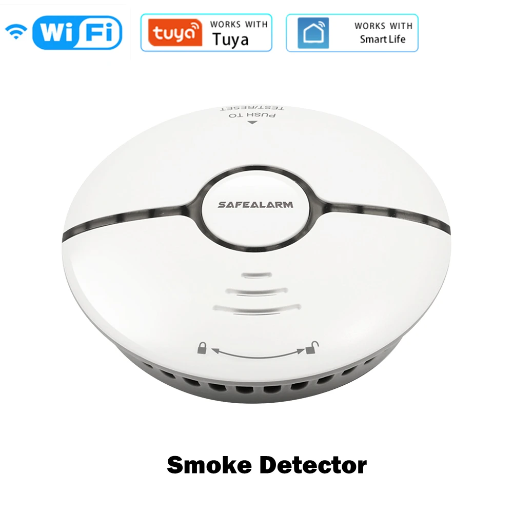 

Датчик дыма Tuya с Wi-Fi и управлением через приложение
