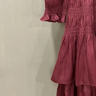 

Новинка Весна 2022, женское платье мини с V-образным вырезом и пышными рукавами