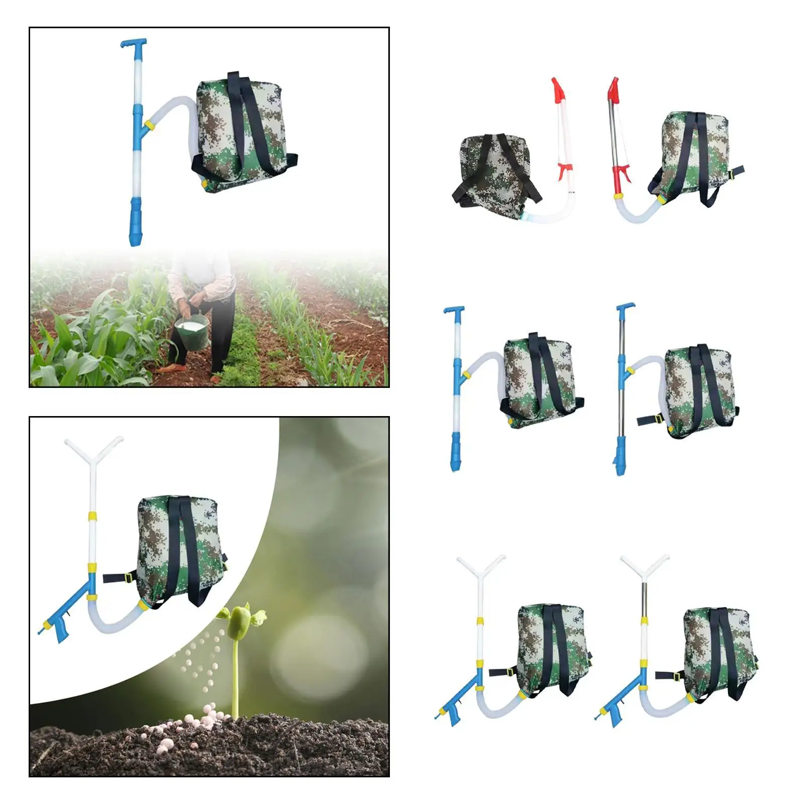 Расширитель удобрений Ручной портативный регулируемый дозатор на заднем дворе