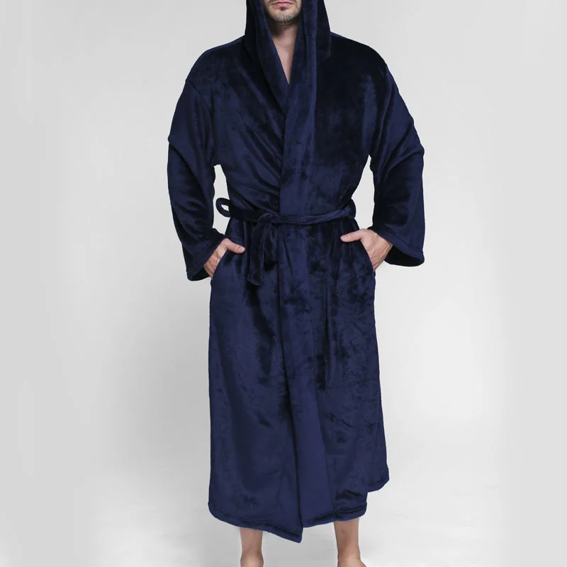 

Мужское зимнее Фланелевое кимоно из флиса, размеры 10XL, 12XL