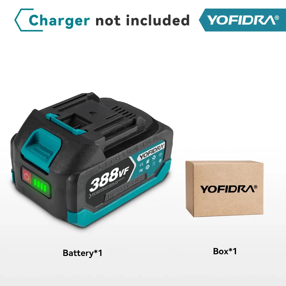 

Yofidra 388VF 928VF литий-ионная батарея 22500 мАч для электроинструмента