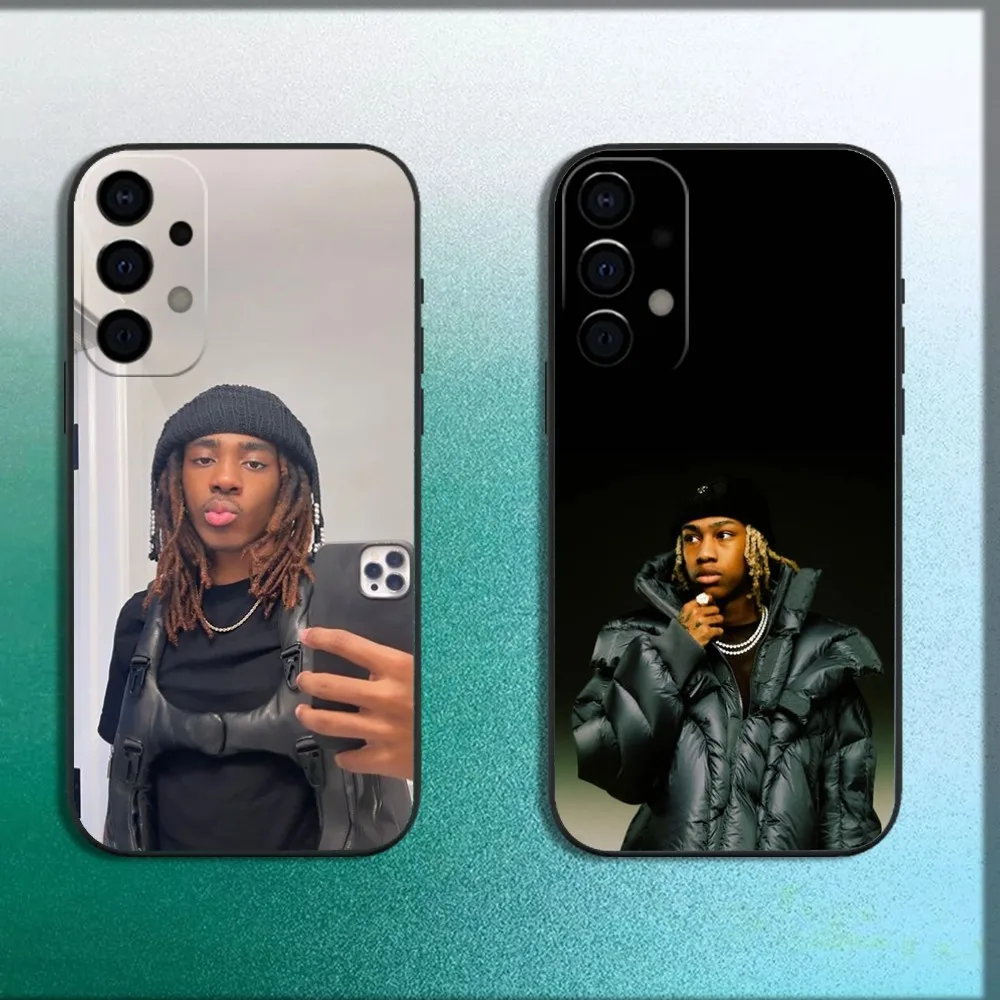 Чехол для телефона Rapper Rich A-Amiri Samsung Galaxy A13 A21s A22 A31 A32 A52 A53 A71 A80 A91 Мягкий черный чехол