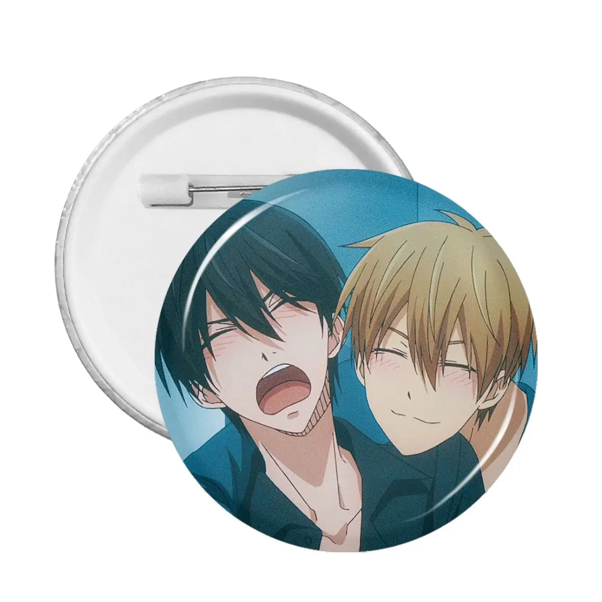 59mm Dakaretai Otoko 1-i Ni Odosarete Imasu Collar Badge Creative Badge Lapel Pins Brooches for Lapel Anime Fans Collections