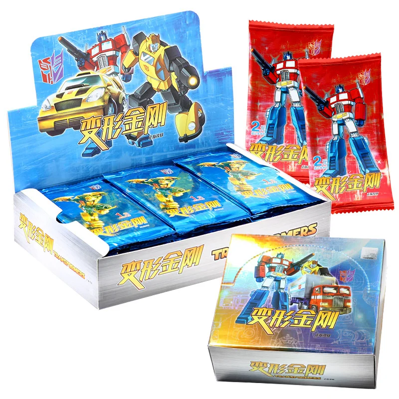 Оригинальные Карты-трансформеры аниме фигурки autobot Optimus Prime коллекция