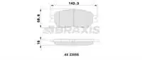 

AB0516 для передней тормозной колодки PREVIA TARAGO