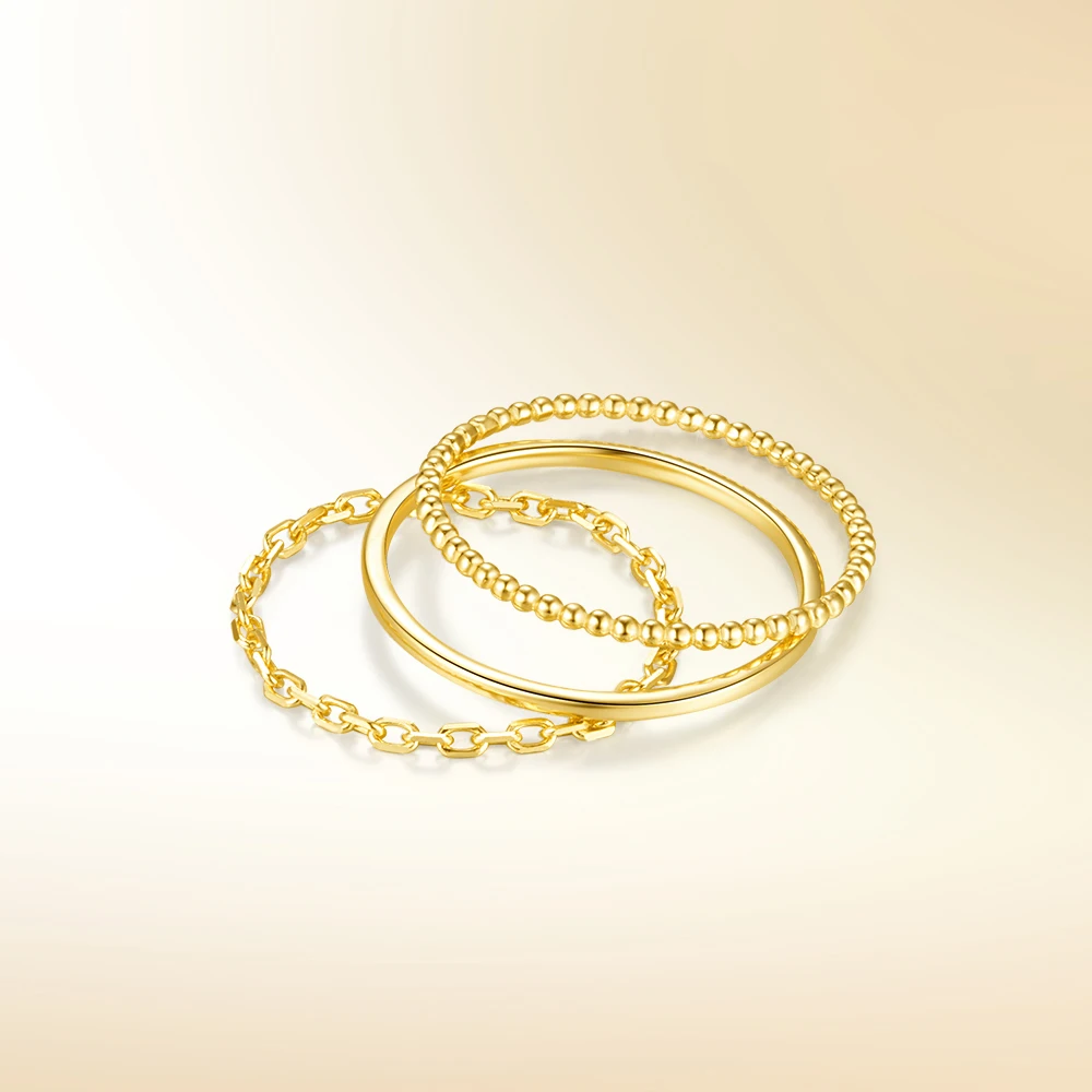 BOAKO 925 пробы серебряные кольца для женщин круглые блестящие из 3 частей ручной