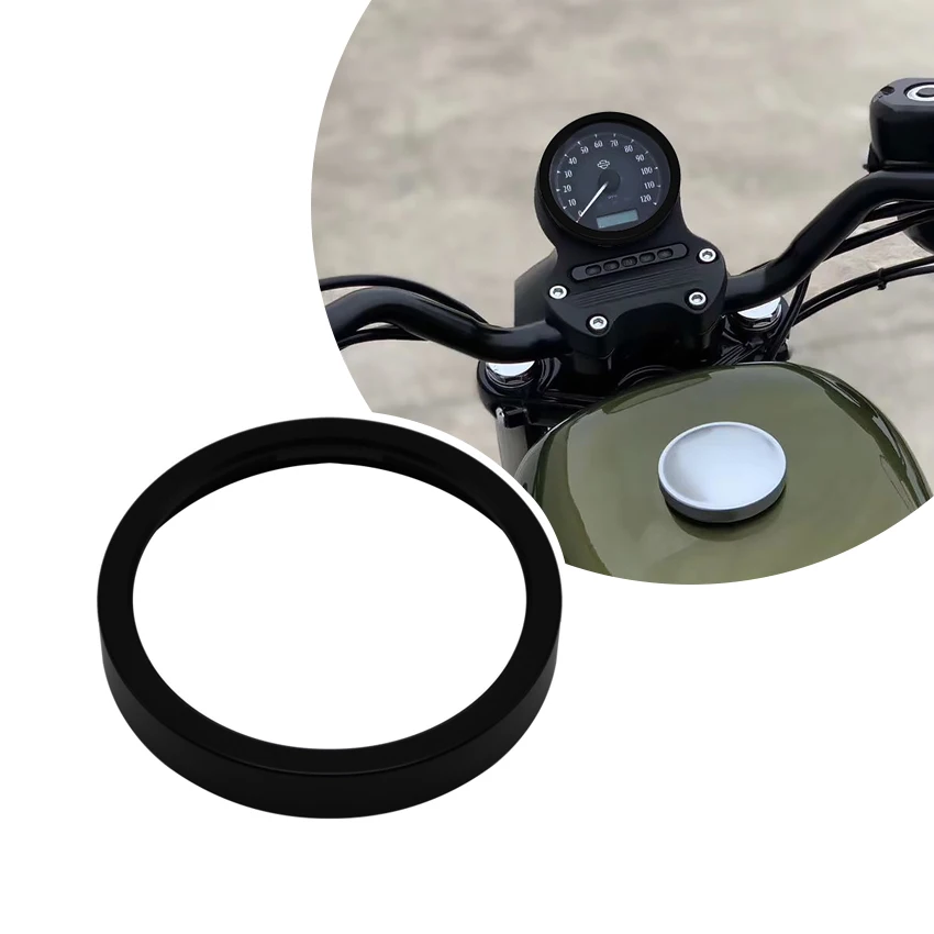 

Черное алюминиевое кольцо со спидометром для мотоцикла, 1 шт., отделка Ободка для Harley Dyna Stree Sportster 883 1200 2004-2018