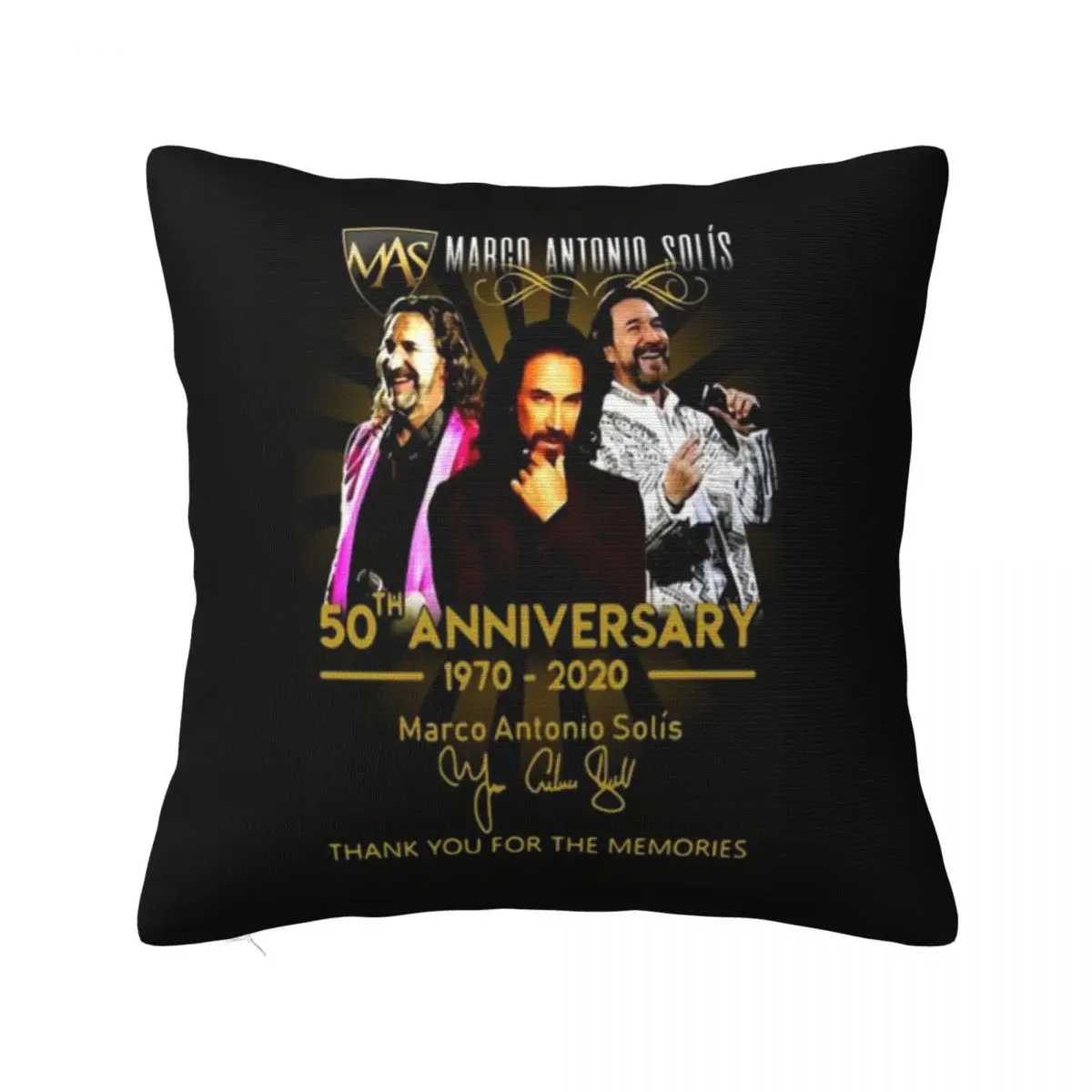 Рамко Антонио Солис 50-я годовщина 1970 2020 спасибо за воспоминания подушка