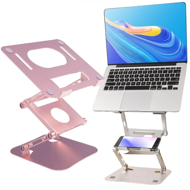 

Univeral Metal Folding Laptop Stand Portable Laptop Riser Holder Tablet Notebook Stand For MacBook Air Pro ipad Computer Stand