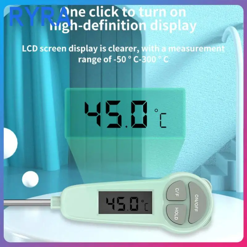 

Электронный термометр для масла, цифровой портативный измеритель температуры жидкости с трубкой для барбекю, выпечки, продуктов