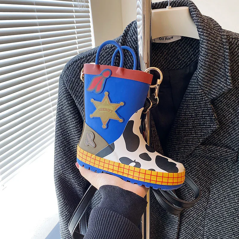 Сумка на плечо в лесном стиле мягкая дождевая обувь забавные дизайнерские