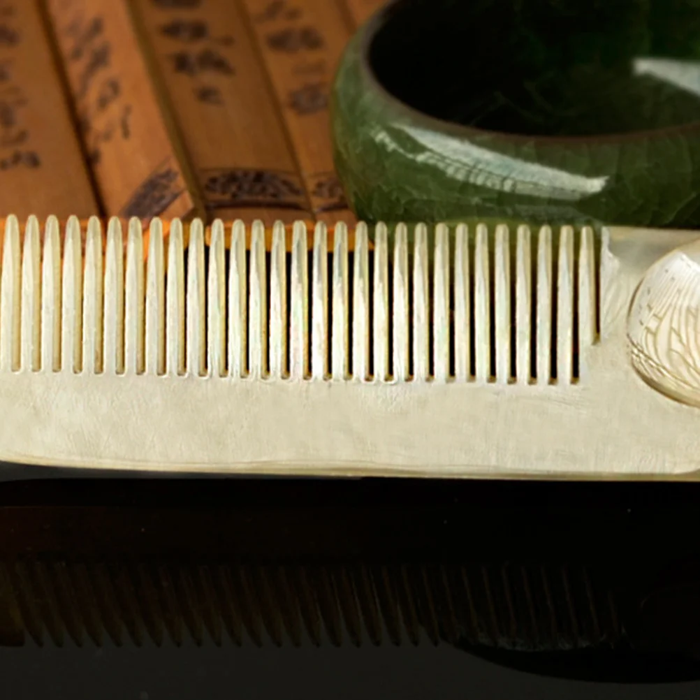 2 шт. складная расческа для волос антистатический оздоровительный массаж бычий