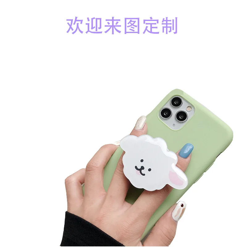 korean ins mobile phone holder finger grip stand air sac cartoon universal cellphone support for iphone telephone accessories free global shipping