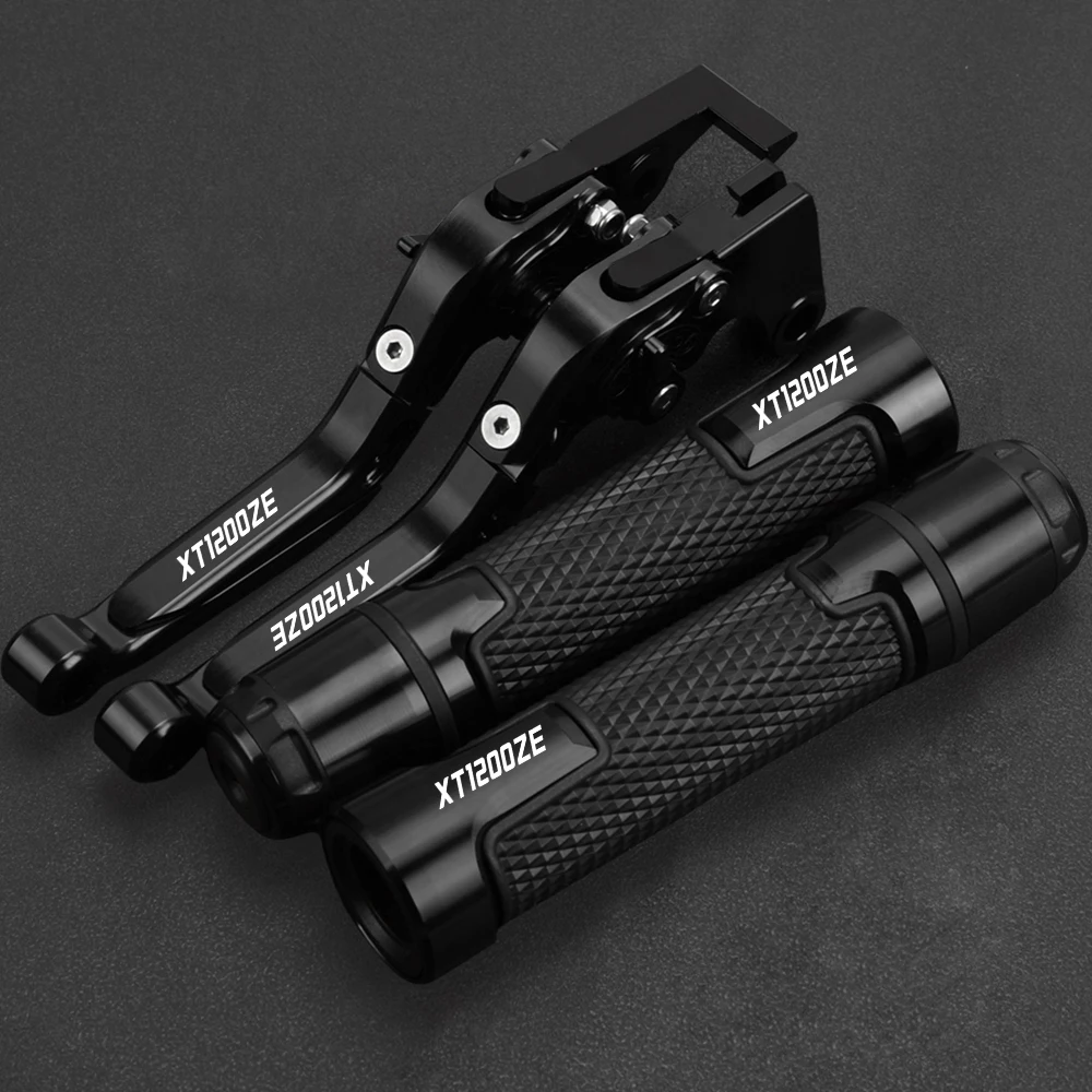 

Motorcycle Aluminum Adjustable Brake Clutch Levers Handlebar Hand Grips Ends FOR YAMAHA XT1200ZE XT1200Z/SUPERTENERE 2010-2018