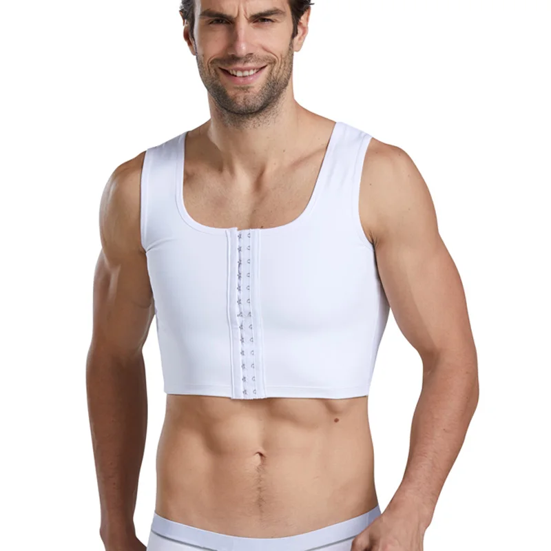 

Нижнее белье женское трехбортное, моделирующий мужской жилет, Корректирующее белье для груди, корсет с двойной спинкой