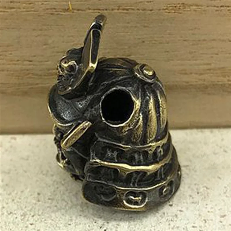 Латунная грима самурайский Паракорд нож бусины ежедневное использование