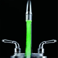 water faucet light light faucet temperature sensor 7color bathroom shower led